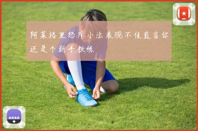 阿莱格里怒斥小法表现不佳直言你还是个新手教练